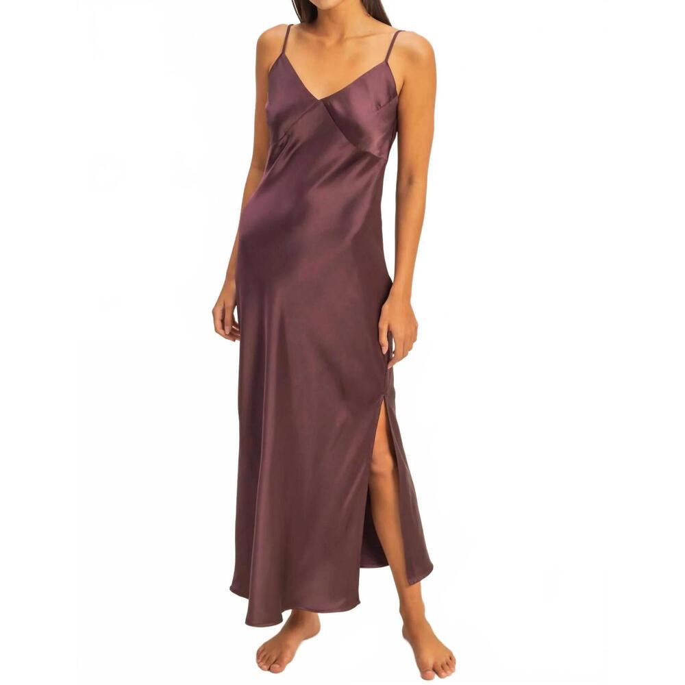 NEW AZALEA saoirse maxi dress in burgundy
